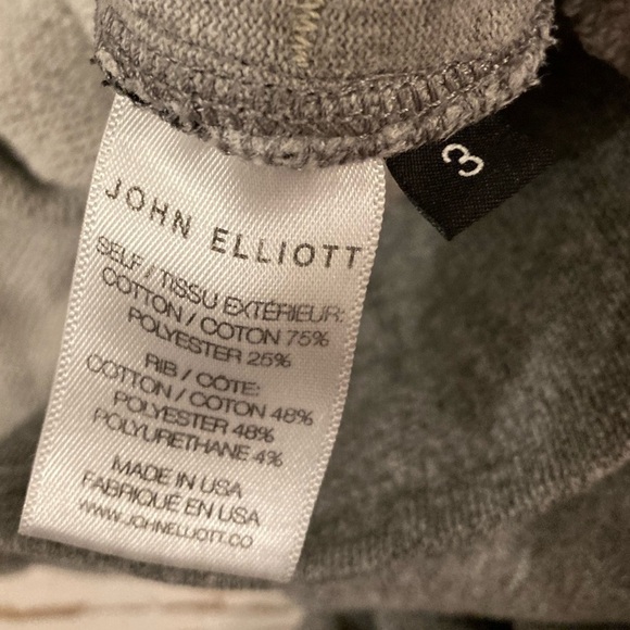 John Elliot Women’s Heathered Gray Sweat Pant Joggers 3/Large - Picture 13 of 15